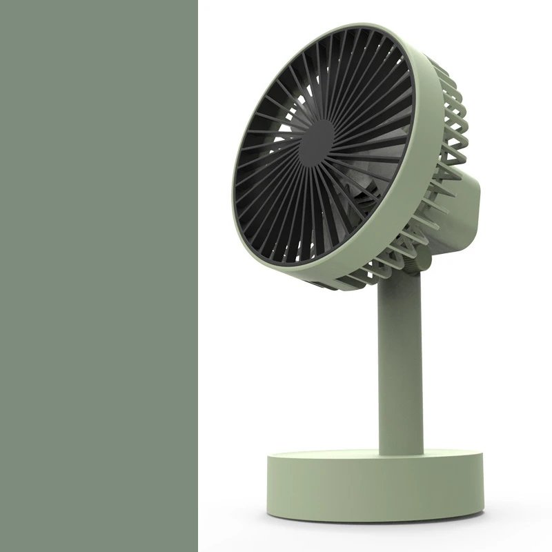 USB Handheld Charging Office Desktop Shaking Head Electric Fan Portable Student Dormitory Brushless Silent Small Fan