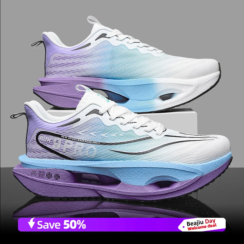 

Running Shoes Men Training Speciality Marathon Sports Breathable Lightweight Women's Comfortable Nonskid Leisure Sneakers