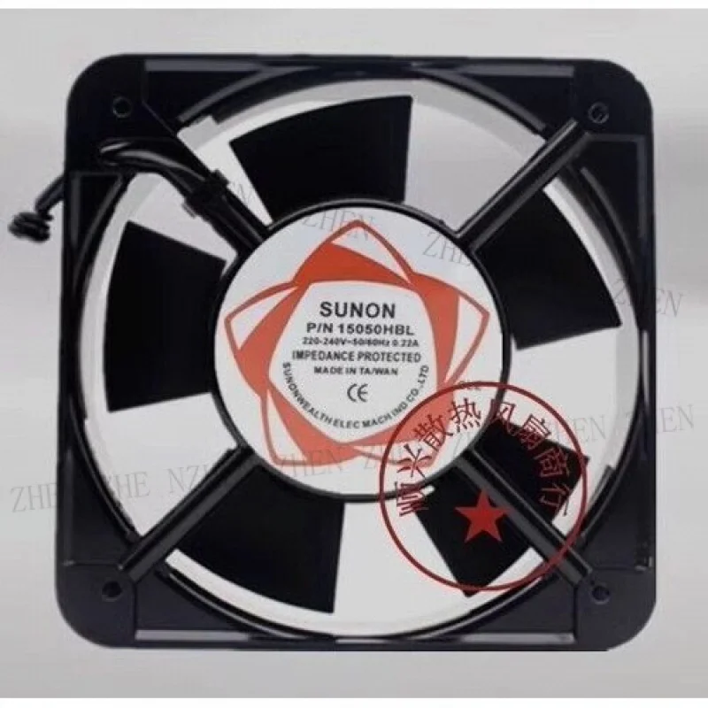 

Y ДЛЯ P/N 15050HBL 15050 220 В-240 В 0,22 А Осевой охлаждающий вентилятор