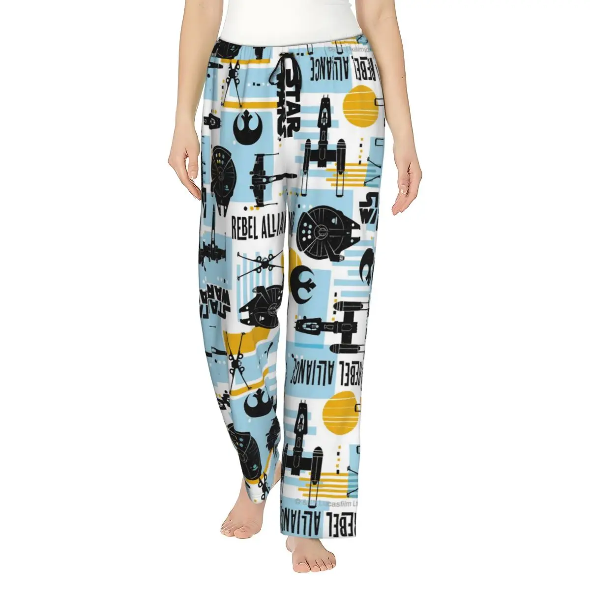 Pantalones de salón para mujer con bolsillos de la película Darth Vader, pantalones de pijama de Star Wars para dormitorio
