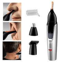 3in1 rechargeable nose trimmer beard trimer for men micro shaver eyebrow nose hair trimmer for nose and ear cleaner grooming set