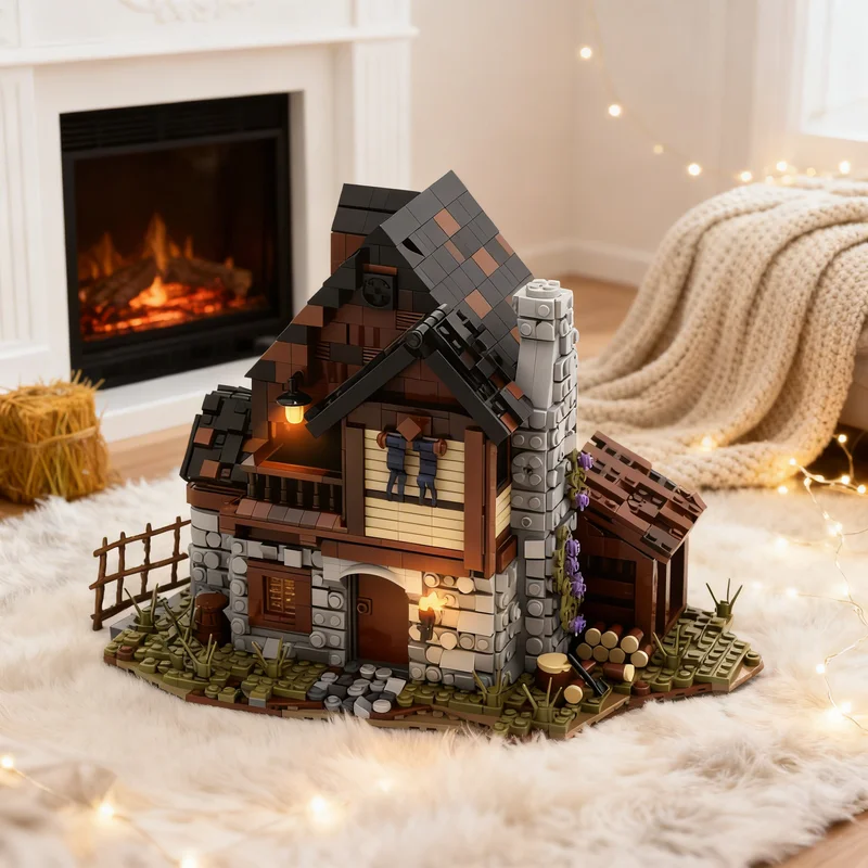 

2242pcs MOC Custom Medieval House NO PARTS Castle Model Building blocks Architecture toys Christmas gifts Education Kids Brick