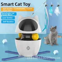 Juguete palo panda plumas para gatos