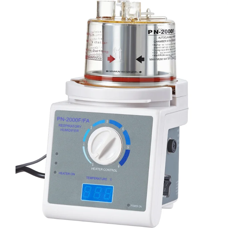 Economical Servo Control with Heated Wire Function Respiratory Medical Humidifier For Ventilators