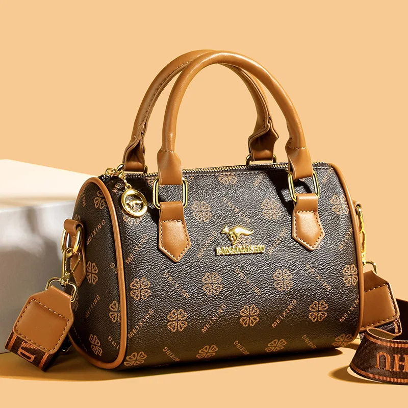 

Женская популярная высококачественная сумка в стиле ретро — легкая роскошная сумка с принтом, универсальная сумка через плечо для пригородных поездок