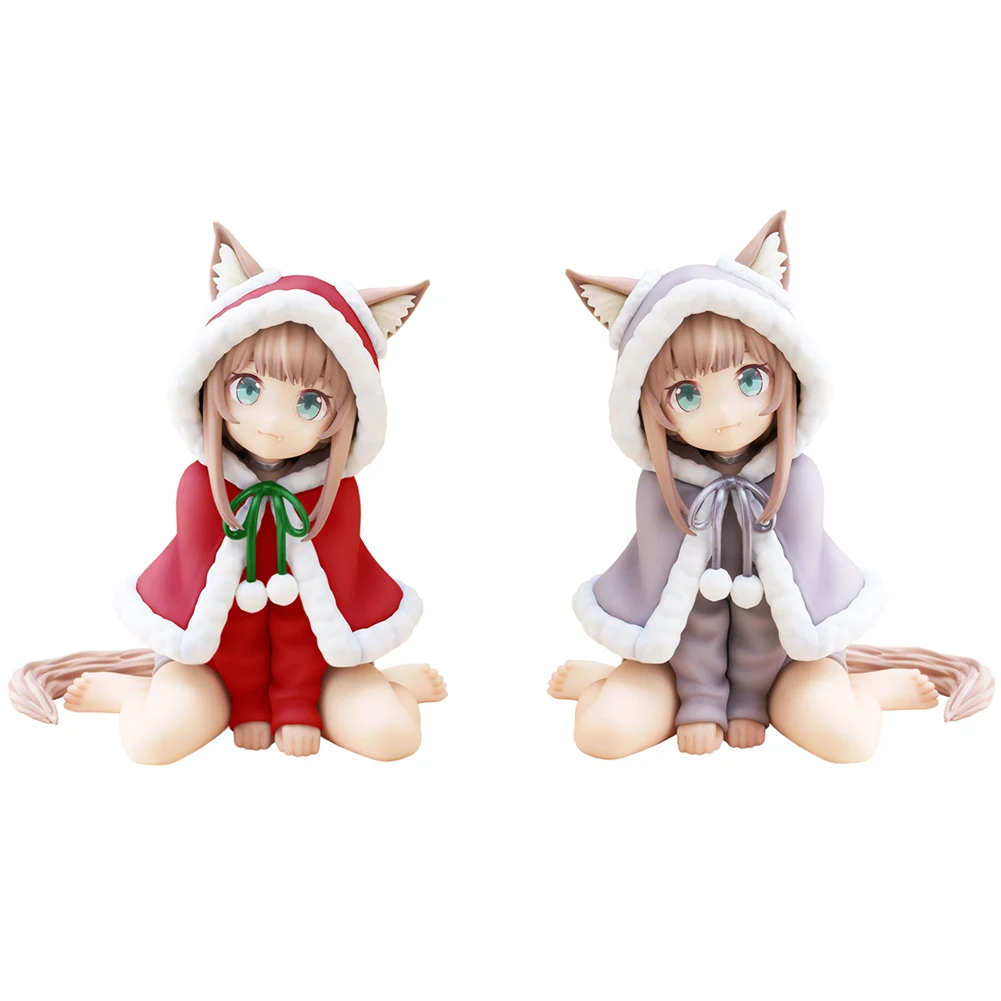 

15cm Anime figure KINAKO kneeling action figure Cute Girl KINAKO figurine PVC Model Toy Desktop Ornament Collection Statue Gift