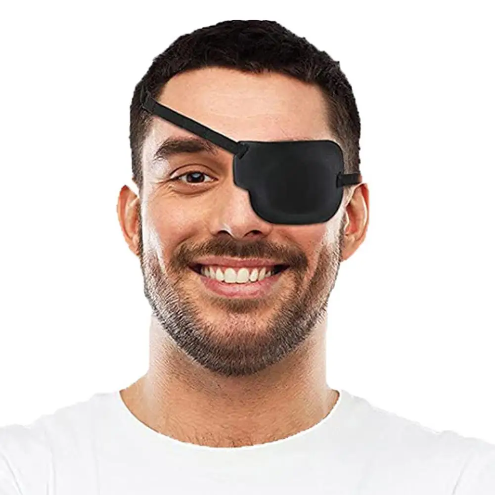 Oclusão Médica Preguiçoso Eye Patch Ambliopia Obscuro Astigmatismo Treinamento Eyeshade Preenchido Pura Silk Criança Ambliopia Eye Patches