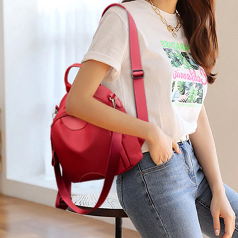 Women Backpack Fashion Oxford Cloth Schoolbag Larg Capacity Casual Travel Backpack