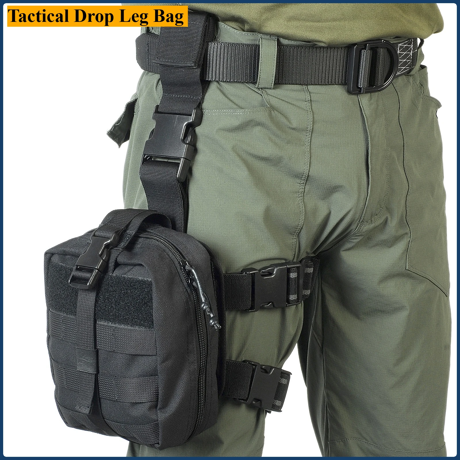 عالية الجودة الصيد الحقيبة التكتيكية قطرة الساق حقيبة أدوات الصيد في الهواء الطلق تخزين حقيبة مقاومة للماء #1