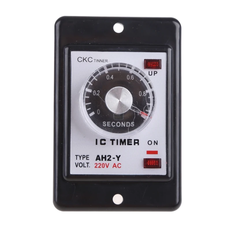 AC 220V AH2-Y Power On Delay Timer High Accuracy Time Relay Device 1/3/5/10/30/60 Seconds 3/6/10/30/60 Minutes