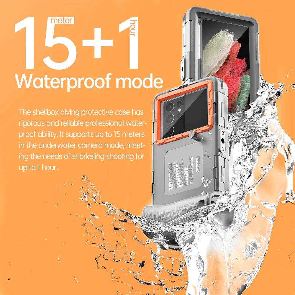 IP68 Waterproof Diving Case Full Coverage Phone Shell Pouch for iPhone for Huawei for Samsung for LG for Xiaomi for OnePlus