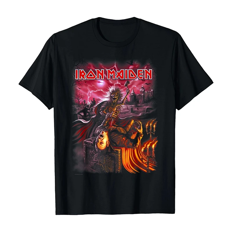 Rock Punk American Vintage Direct Injection Short Sleeve T-Shirt Comfortable Breathable