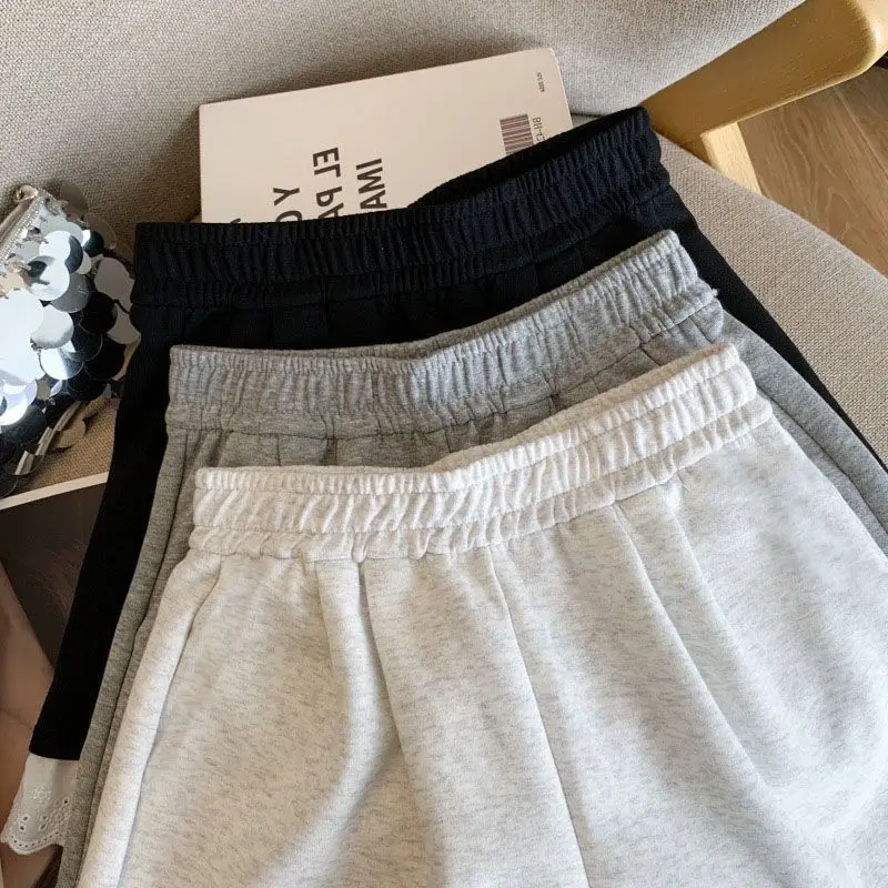 Shorts For Women Ruffle Hem Casual Shorts Big Size Drawstring Lace Shorts