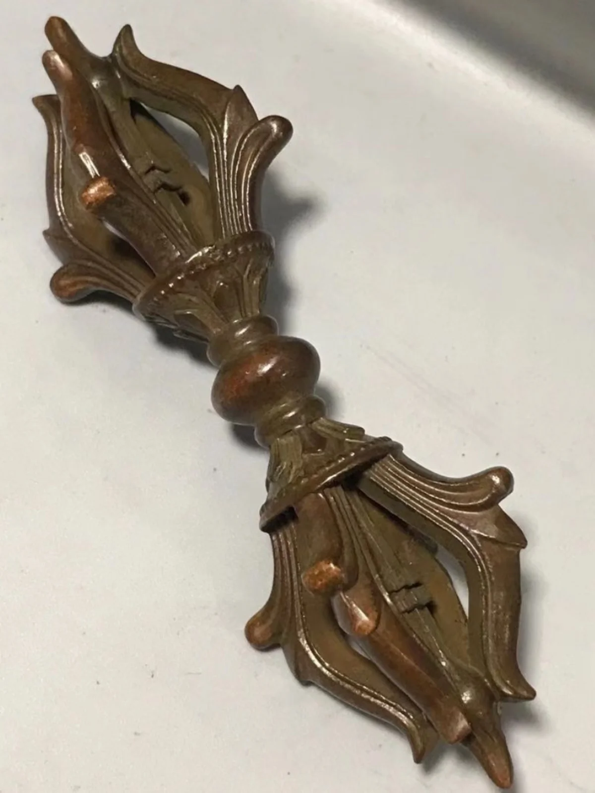 

Bronze ware Tibetan style diamond pestle for stabilizing houses