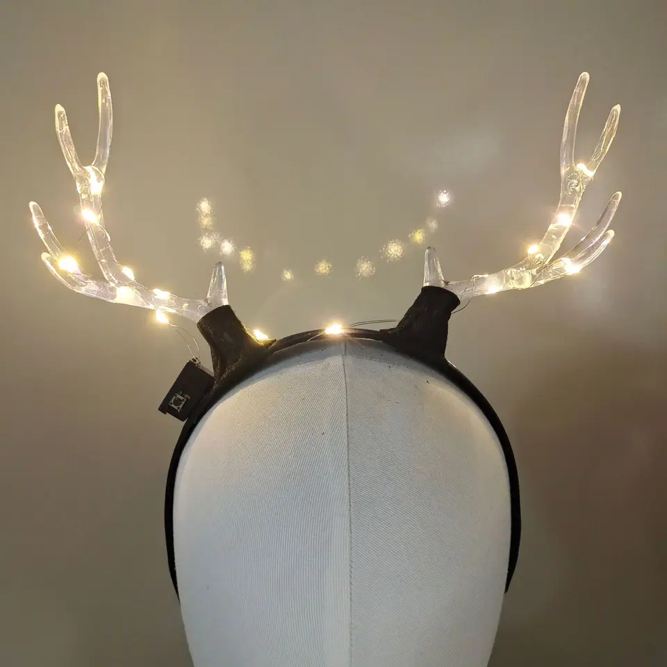 Lot De 4 Paires De Barrettes Bois De Cerf – Accessoires Noël, Halloween Et Cosplay Pour Enfants Et Adultes