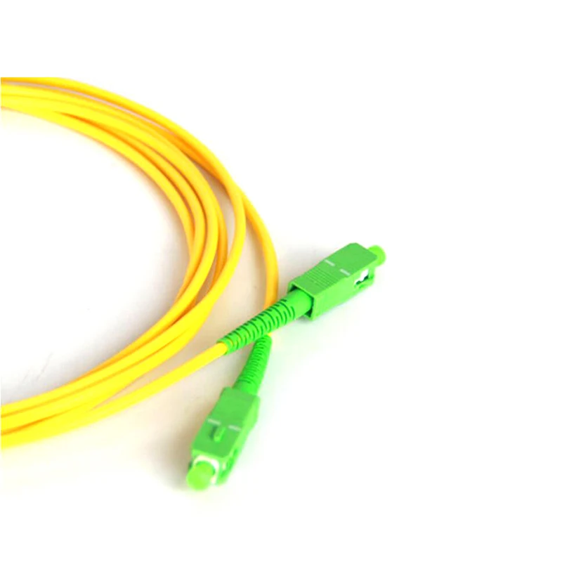 FTTH-Jarretelles de câble de raccordement fibre optique, 3.0mm, 3m, SC Simsake SM SX SC APC, livraison d'usine