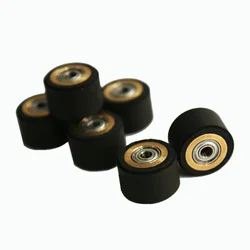 3pcs Mimaki Roland CAMM Skycut Graphtec CE5000 120 Liyu Cutting Plotter Vinyl Cutter Pinch Roller Wheel Roll Feed Rubber Copper