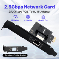 FENVI 2.5G PCIE To RJ45 Network Card 2500Mbps Gigabit Ethernet I226 Wireless Network Adapter For Desktop Win10/11