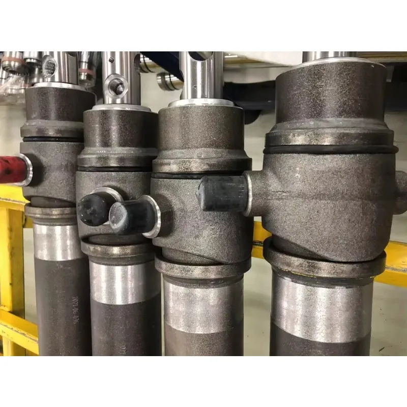 Cilindro Idraulico Telescopico per Sistema di Sollevamento Rimorchio Ribaltabile