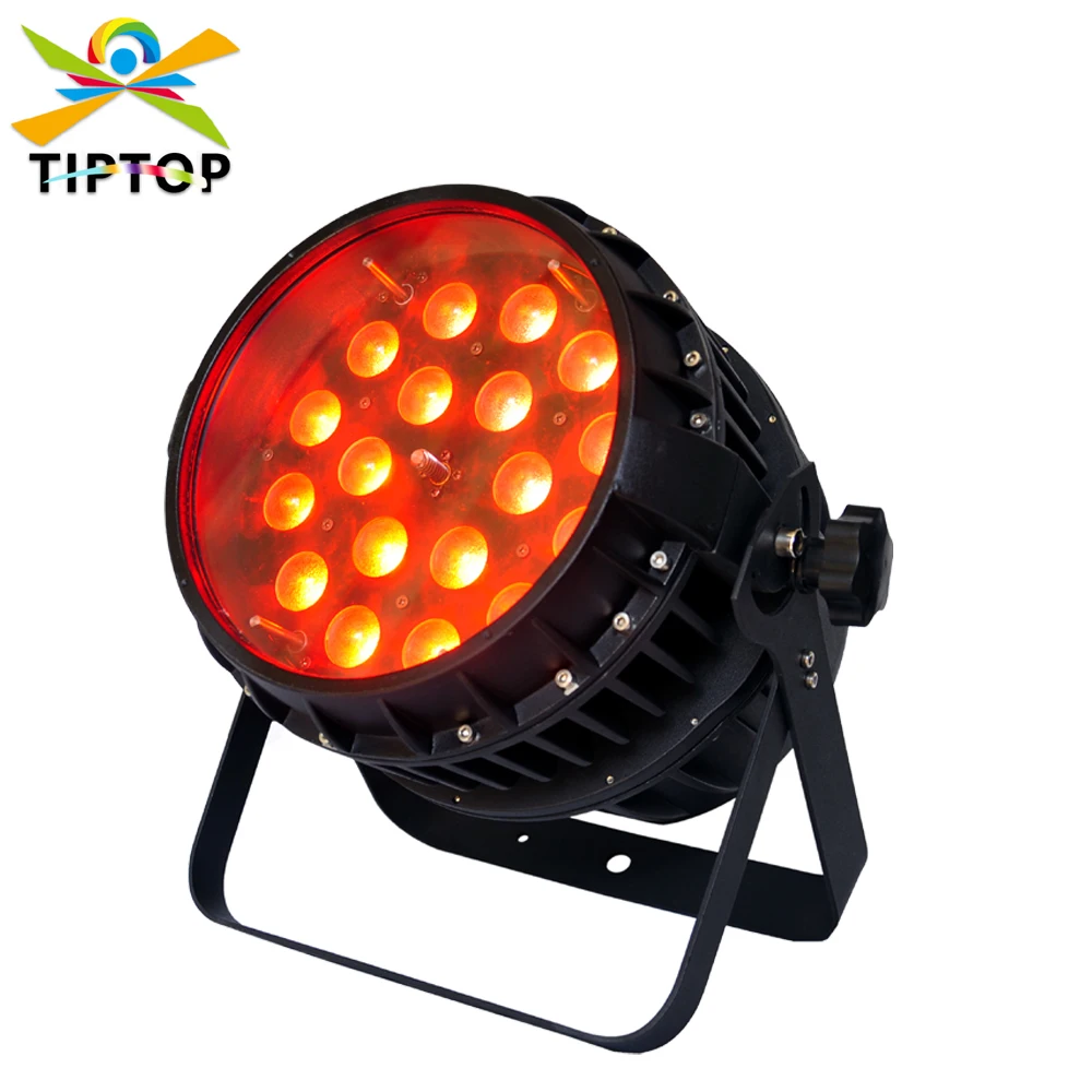 

TIPTOP Stage Light TP-P81 18x18W Waterproof Led Par Cans RGBWAP 6IN1 LED TV Studio Wash Light DMX512 Spot Beam