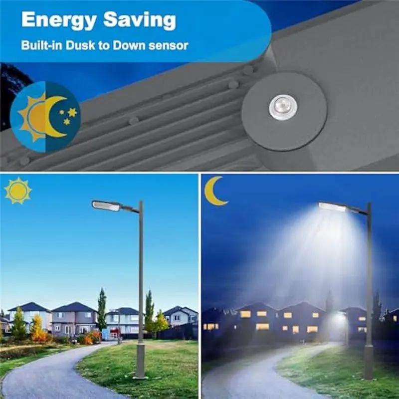 AT19 LED Parking Lot Lights 150W Dusk to Dawn, 21000LM 6500K Outdoor Area Lighting Street Lights, Waterproof IP65 for Parking