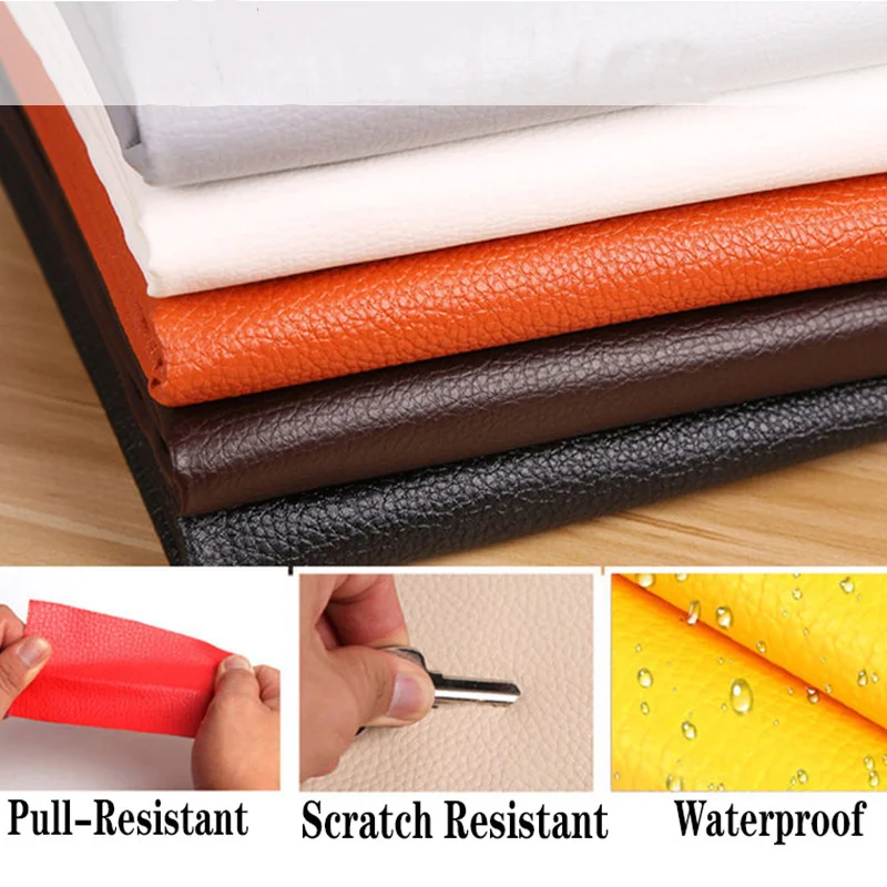 Seamless Self-Adhesive Leather Repair Sticker Refurbishing Patch for Home Sofa Car Seat Bag Repairing Leather PU Fabric Patches