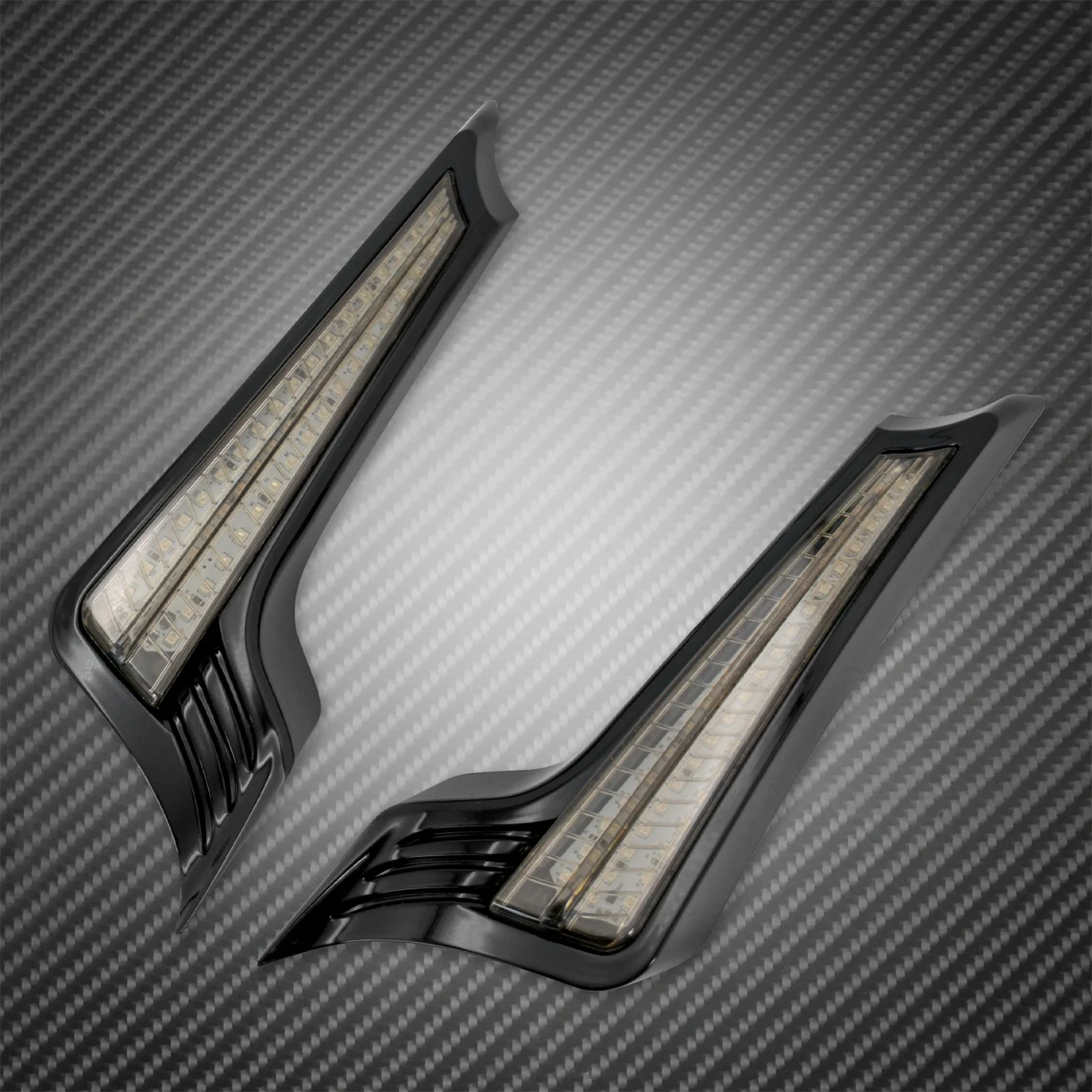 

For Harley Touring Road Street Glide 2014-2023 Motorcycle LED Filler Panel Light W/ Smoke Len Red Brake Turn Signal Fender Lamp