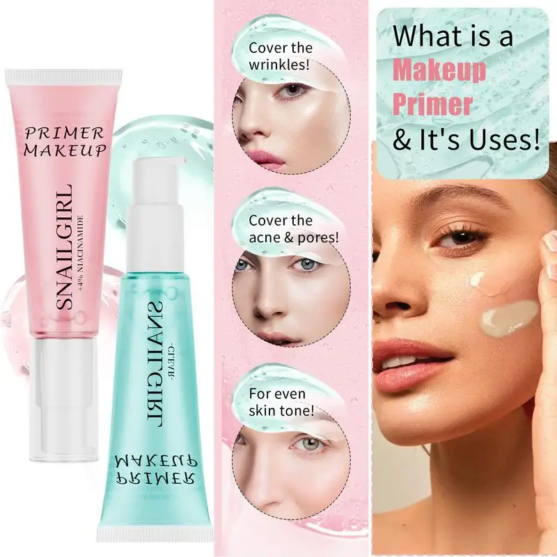 1pcs Primer Gel Based Hydrating Face Makeup Primer For Smoothing Skin Gripping Makeup Invisible Pore Colorless Primes