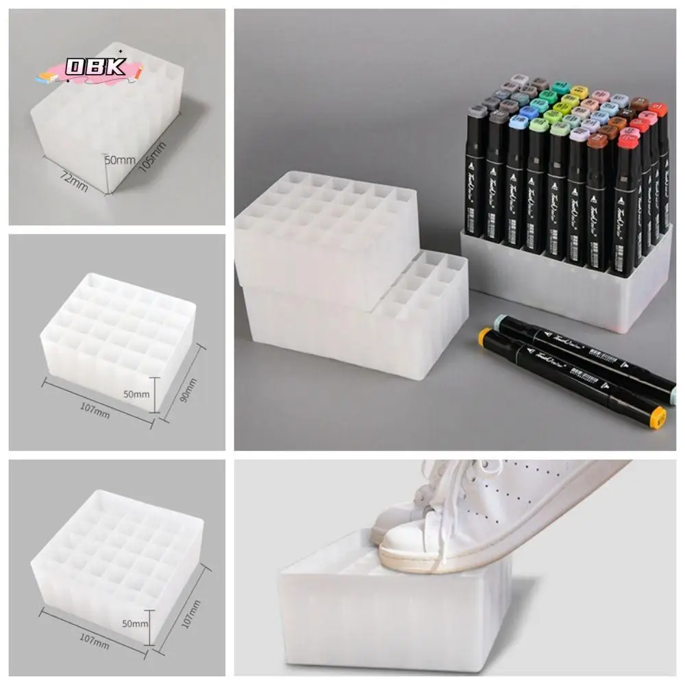 

Durable 24/30/36/40/48 Slots Marker Pen Storage Holder Large-capacity Multifunctional Waterproof Universal Student Stationery