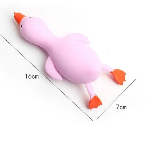 Pinching and decompression, venting, slow rebound, big white goose toys, Lala duck cartoon children\'s stress relief toys