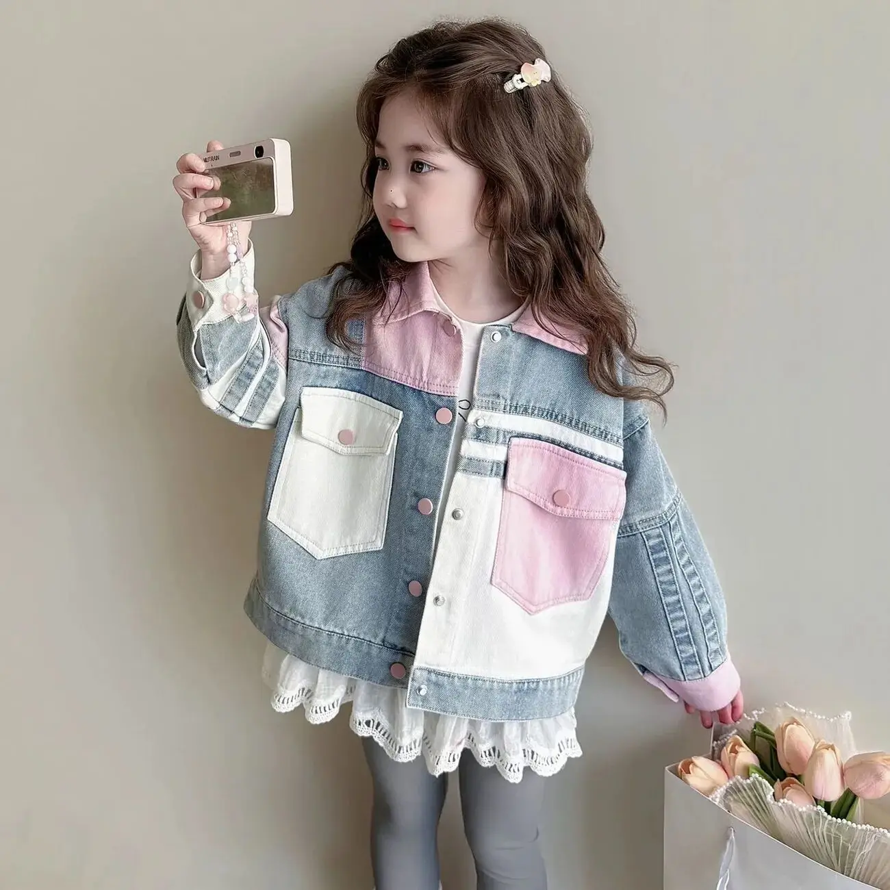 Girls Denim Jacket …