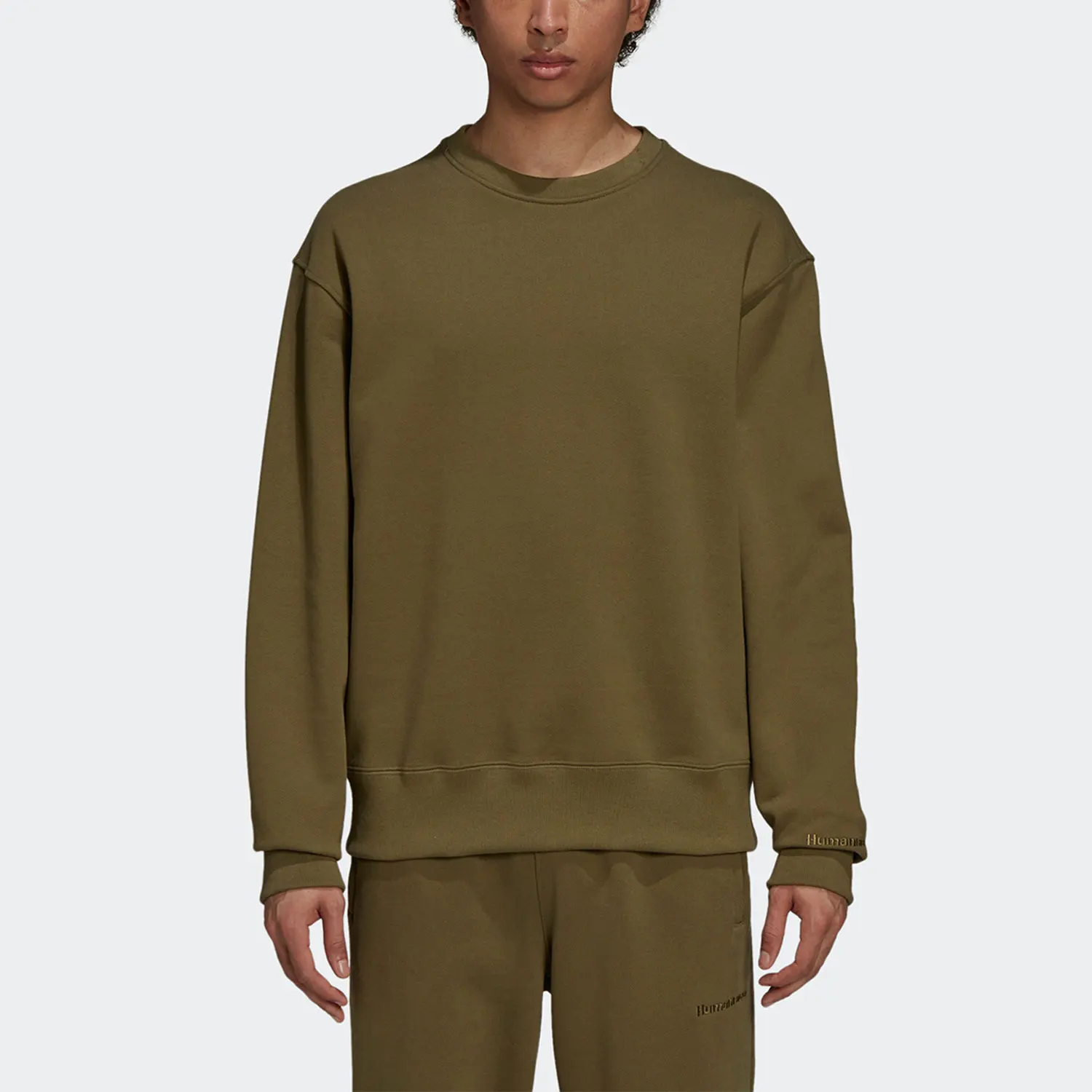 

Adidas genuine Three Stripes Men's and Women's Round Neck Sport Long-sleeve Sweatshirt H58308