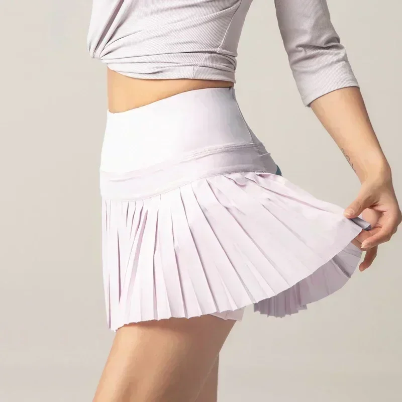 Women\'s Golf Pleated Skirt Gym Fitness Yoga Sport Tennis Female Outdoor Jogging Summer Mini Skirt Golf Women Clothing