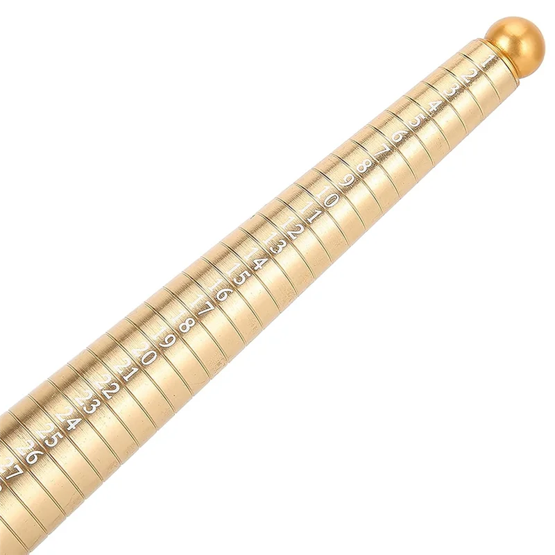 

Finger Sizing Stick Silver Ring Gauge Mandrel Jewelry Tool Hongkong Size Accurate Measurements