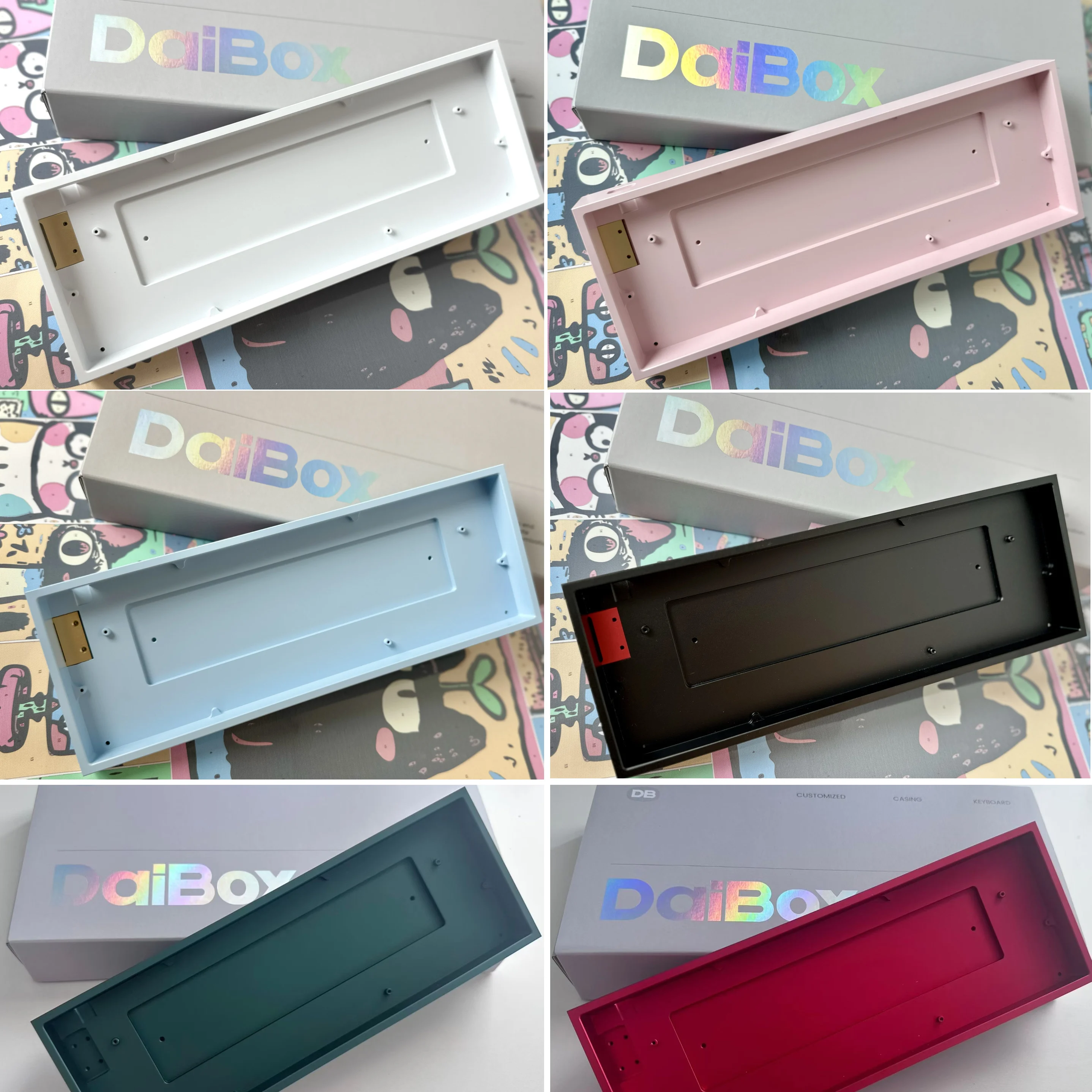 

Wooting 60HE Madlions Mad 60he GH60 Aluminum Keyboard Shell 60% Keys Layouts Keyboard Case For Raven61 Aula Win60 GT60 Keyboard