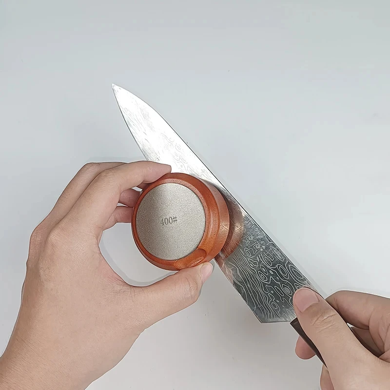 Multi-Purpose Portable Knife Sharpener Double Sided Diamond Sharpening Stone Outdoor Whetstone Handheld Suitable for All Knives