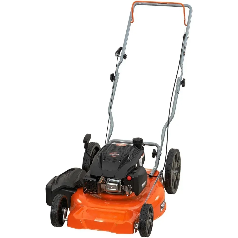 21 in. 170cc 2-in-1 Gas Walk Behind Push Lawn Mower with High Rear Wheels