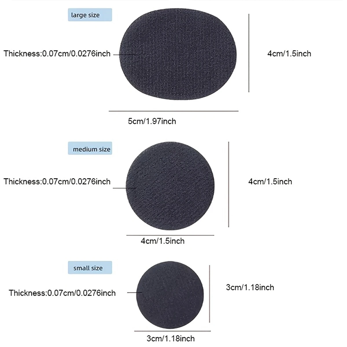 6pcs Black Repair Patch for Sports Shoes, for Sneaker Uppers, Leather Shoe Hole Repair Patches, And Heel Patches