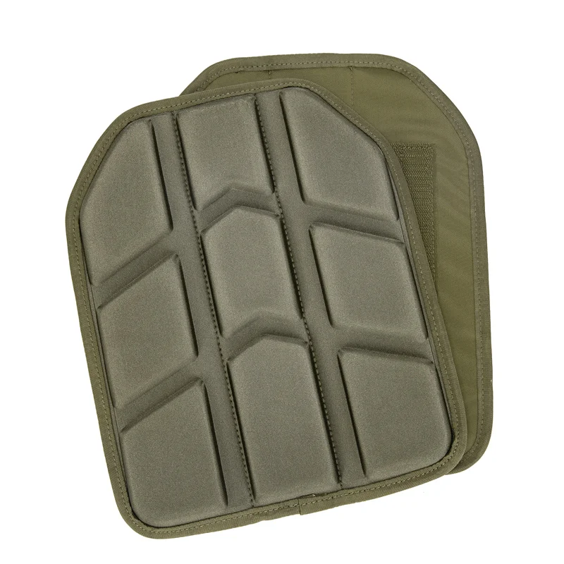 Tactical Vest Pad 2 Piece Removable Molded Pad for Paintball Game Tactical Vest Inner Liner Heat Dissipation Shock Plate