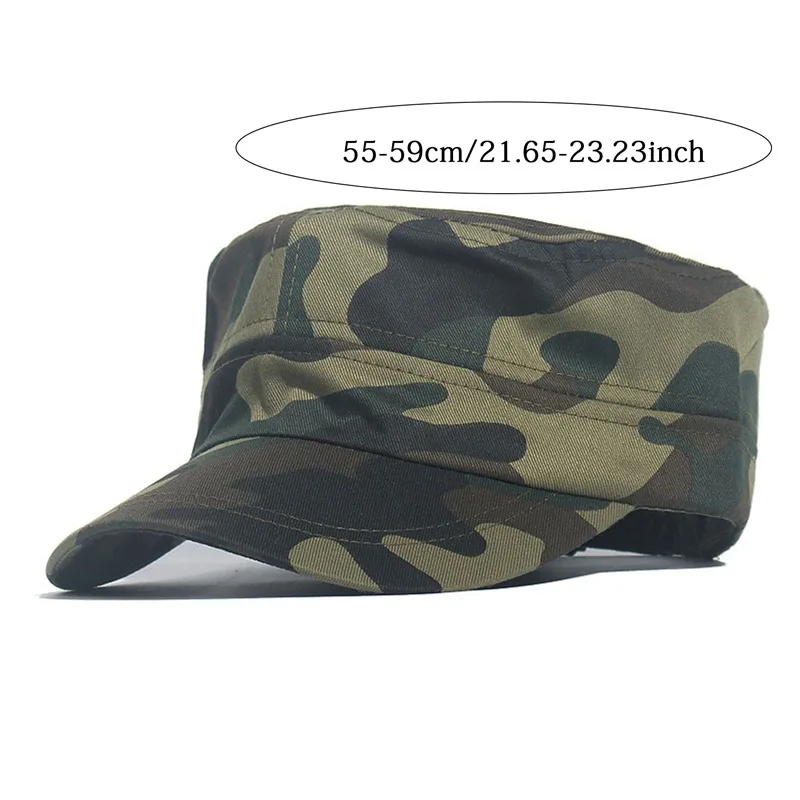 Summer Fashion Men Baseball Caps Tactical Camouflage Flat Cap Hats Women Men\'s Outdoor Visor  training Camo