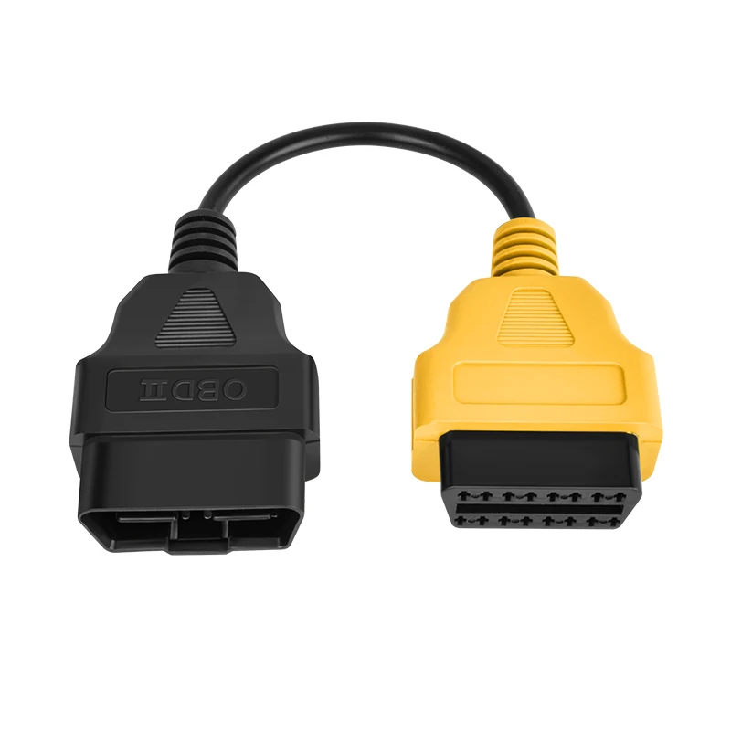 Newest 6 Color Auto OBD2 Connector Diagnostic Adapter Cable for FiatECUScan and Multiecuscan for Fiat Alfa Romeo and for Lancia