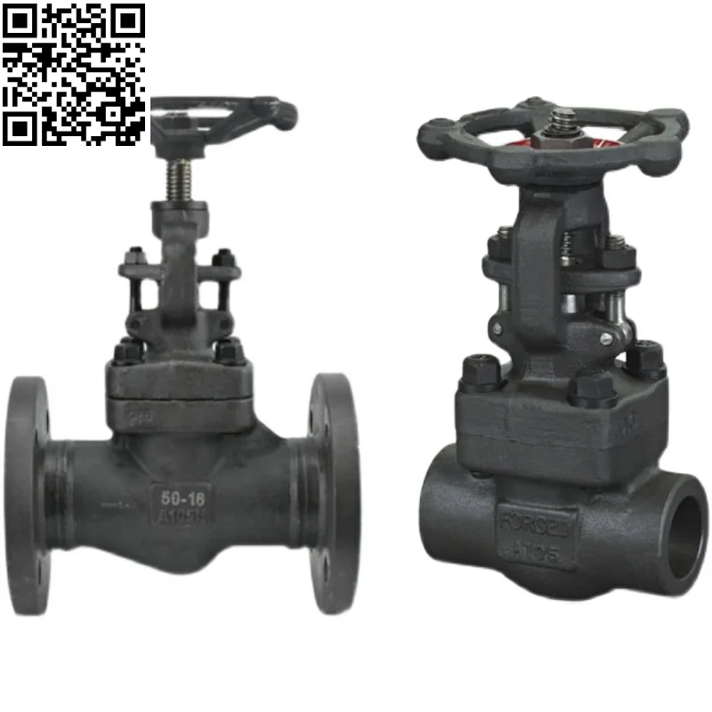 Forged Steel Stop Valve J61h DN15 Butt Welding Socket Welding Stop Valve High Temperature and High Pressure Flange A105