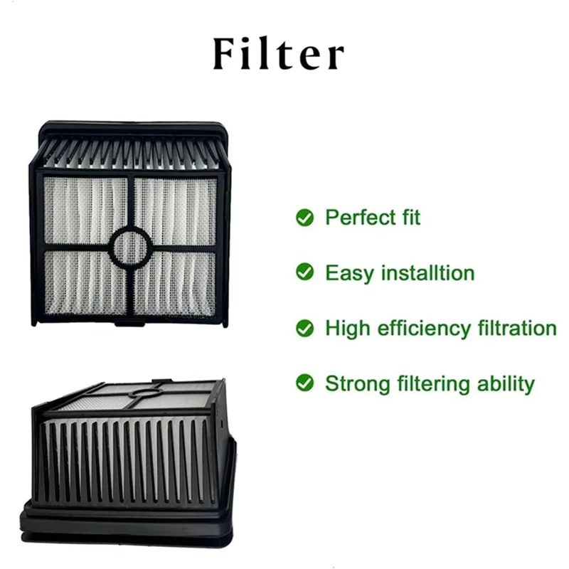 9 قطعة فرشاة الأسطوانة ومجموعة مرشحات HEPA ل Dreame Trouver K10 / K10 Pro اللاسلكي أجزاء المكانس الكهربائية الجافة والرطبة