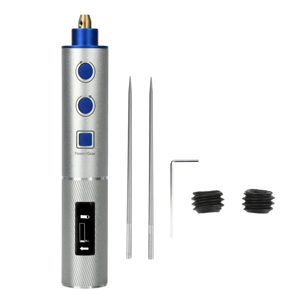 

OLED Digital Display Electric Glue Remover Type-C Charging Stepless Speed Regulation Forward Reverse 2800mAh Rechargeable Tool