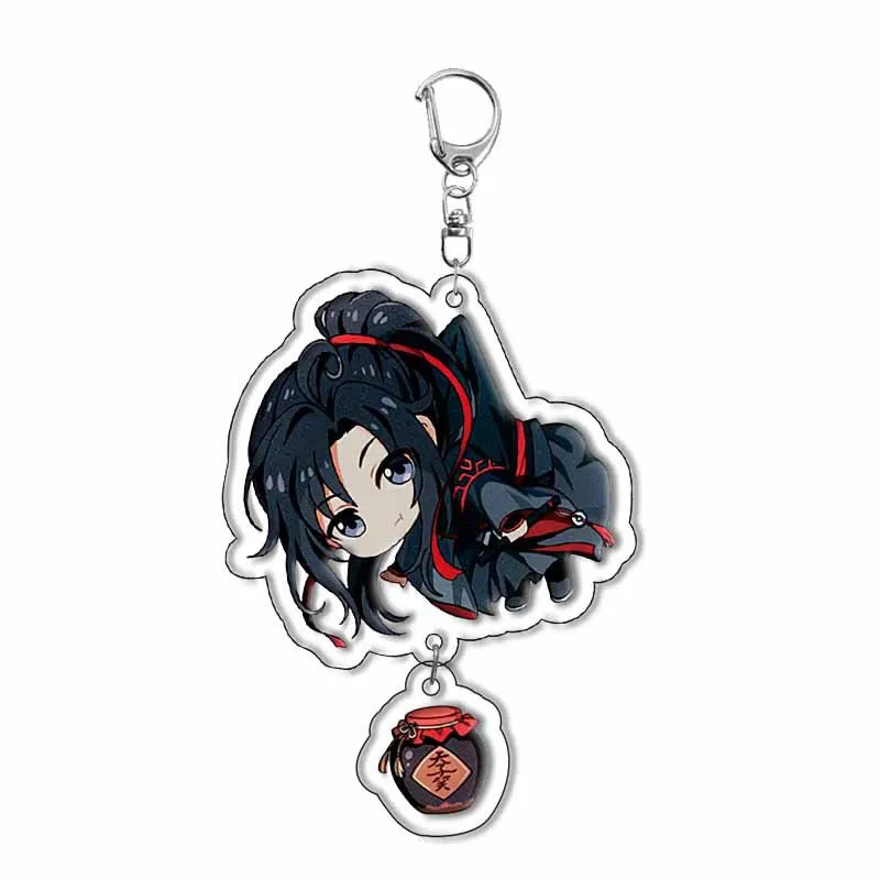 

Anime Tian Guan Ci Fu Keychain Acrylic Xie Lian Hua Cheng Figure Key Chain Keyring Key Ring For Fans Friends Men Jewelry Gifts