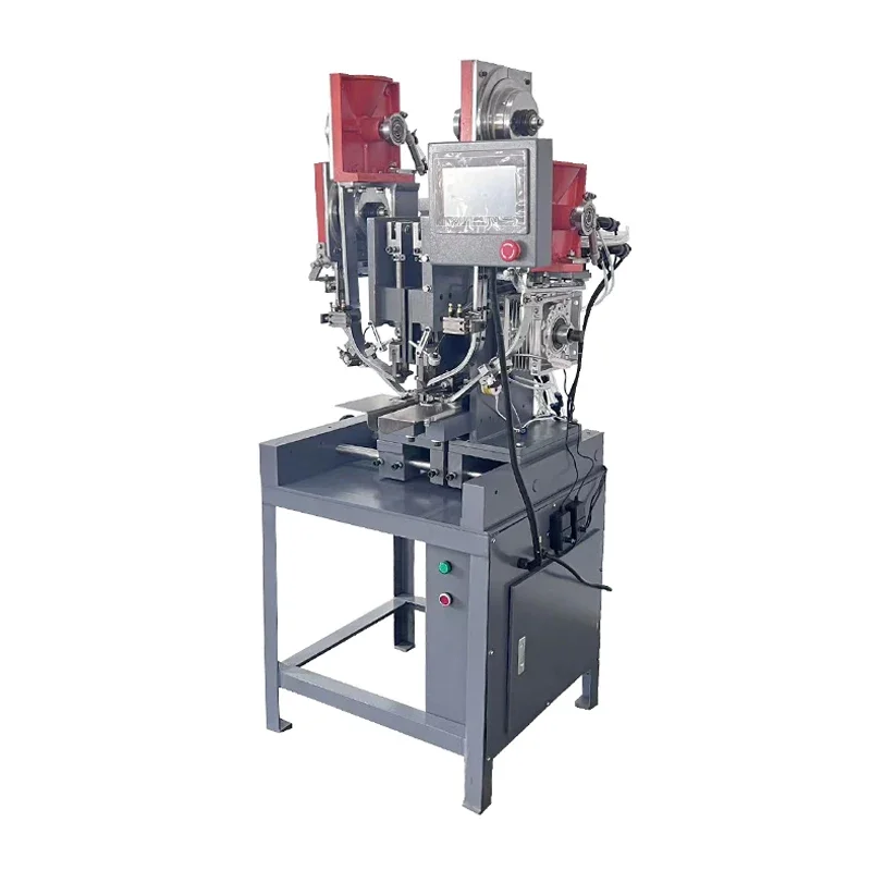 989MM-2 Double Cap Automatic Riveting Machine with Servo Motor Low Noise for Clipboards Lever Arch Files