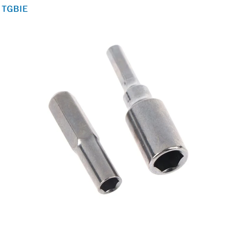 【L】1/2Pcs Hex Shank 6.35mm To 4mm Insert Bit Adapter Socket Magnetic Holder Tools For Screwdriver Drill Bits Repair Phone Camera