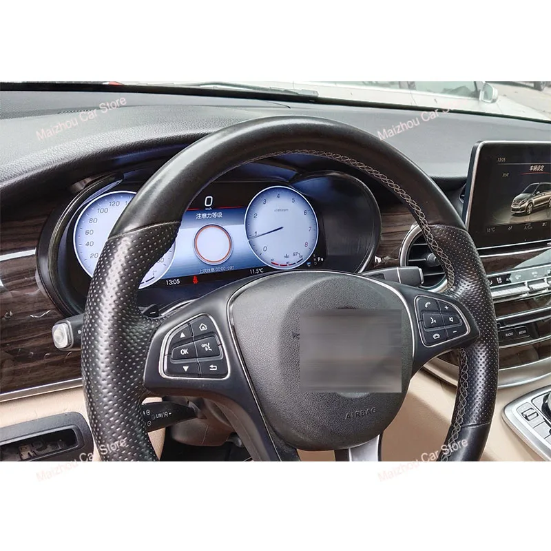 12.3'' For Mercedes Benz V-Class Vito W447 2016-2023 Digital Instrument Cluster LCD Speedometer Dashboard Carplay Car Cockpit