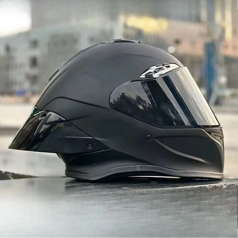 HOT Motorhelm Grote Achtervleugel Dubbele Lens Volledig Gezicht Helm Motocross Helm DOT Goedgekeurd motorhelm