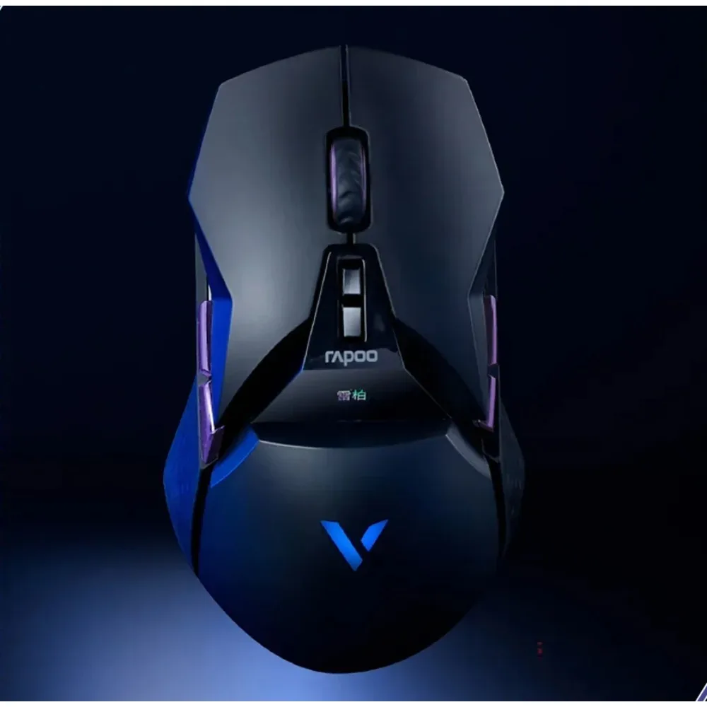 RAPOO VT950PRO Wireless Mouse PAW3395 Dual Mode 2.4G/Wired 800mAh 16000DPI with OLED Screen RGB Gaming Desktop Laptop Office